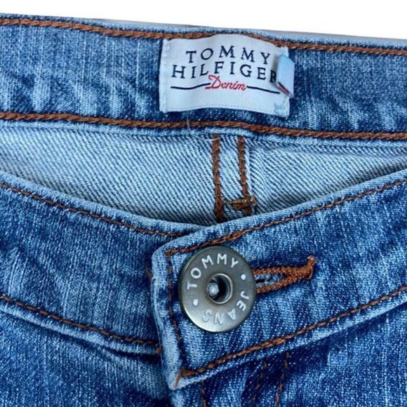 TOMMY HILFIGER Women's Blue Retro 2006 JYD Ditto Straight Fit Denim Jeans US 32 - Picture 6 of 12